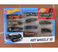 Mattel Hot Wheels Set Di 10 Auto Con 1 Auto Esclusiva 2019
