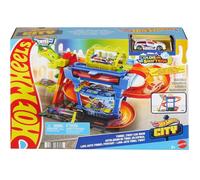 Mattel HTN80 Hot Wheels Let's Race Autolavaggio con Tunnel