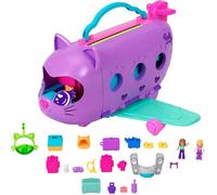 Mattel HWP19 Polly Pocket Aereo Gattino con Accessori