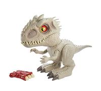 Mattel- Indominus Rex Dinosauro Interattivo con Riflesso per Mordere, Luci e Suoni Jurassic Park/World Giocattolo per Bambini 4+Anni, GMT90