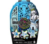 Monster High Segreti da Brivido - Frankie Stein I Misteri di Hauntlywood, bambola con abiti, guardaroba e 19 accessori glamour a sorpresa inclusi, giocattolo per bambini, 4+ anni, JBG81