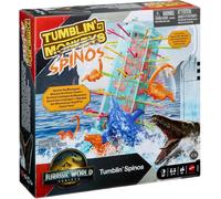 Mattel Games Salve le Scimmie Jurassic World La Rinascita, gioco per bambini e famiglia con torre oceanica e spinosauri ispirati al film., JFW44