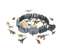 Mattel Jurassic World - Calendario dell'Avvento 2026, 24 giorni di sorprese a tema Visitatori dell'isola di Jurassic Park, include mini dinosauri, personaggio e accessori, 4+ anni, JLD23