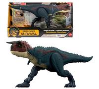 Mattel Dinosaur Carnotaurus Jurassic World Figure Blu Bambini