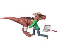 Mattel Jurassic World: Chaos Theory Storypack, Action Figure Defender Pack Human & Dinosaur Action Figure Defender, 9,5 cm Scale Posable Kenji & Stygimoloch & 2 Accessori