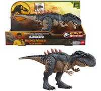 Mattel Jurassic World Gigantic Trackers Mapusaurus Action Figure Dinosauro Giocattolo Mega Bite Rampage Attack & Evolution Back Spikes Gioco Digi