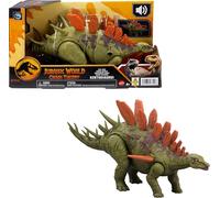 Mattel Jurassic World - Giocattolo con dinosauro e azione d'attacco, Wild Roar Posable Figur, gioco digitale fisico e connesso