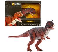 Mattel Jurassic World Il Regno Distrutto - Carnotaurus Hammond Collection, dinosauro snodabile dal design premium e lungo 43+ cm, ettagli realistici, giocattolo per bambini, 8+ anni, HTK44