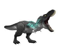 Mattel Jurassic World - Tirannosauro Rex Muscle Madness, Dinosauro con Muscoli espandibili Che morde e ruggisce, Funzione Speciale con Pulsante Che Aumenta Il Torso, 4+ Anni, JKG92