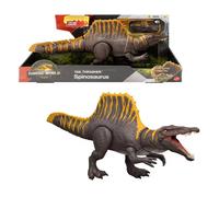MATTEL JURASSIC WORLD LA RINASCITA - SPINOSAURO CODA LETALE, DINOSAURO SNODATO CON DUE MOSSE D'ATTACCO E RUGGITO SONORO