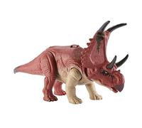 Mattel Jurassic World Dinosauro giocattolo Diabloceratops ruggisce selvaggio