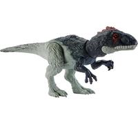 Mattel Jurassic World - Ruggito Selvaggio, Eocarcaria, con suoni e mossa d'attacco, dimensioni medie, snodato con gioco digitale, Giocattolo per Bambini 4+ Anni, HLP17