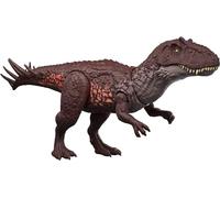 Mattel Jurassic World - Metriacanthosaurus Ruggito Selvaggio, dinosauro snodato