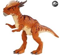Mattel Jurassic World - Stygimoloch Dinosauro con Attivazione Ferite da Combattimento, Multicolore, FNB32