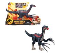 Mattel Jurassic World - Terizinosauro Attacca e Ruggisci, dinosauro con azione d'attacco, ruggito ed effetti sonori, ispirato alla serie Teoria del Caos, giocattolo per bambini, 4+ anni, JCG17
