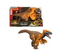 Mattel jurassic world - utahraptor ruggito selvaggio jw -dinosauro snodato con suoni e attacco coda