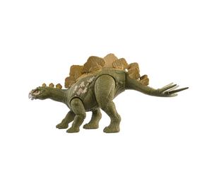 Mattel Jurassic World Wild Roar Hesperosaurus Dinosaur Figure with Continuing Ro