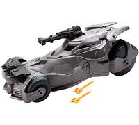 Mattel Justice League Batmobile con Cannone, Colore Nera, FGH57