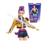 Mattel KPop Demon Hunters - Rumi di HUNTR/X, bambola con la sua iconica treccia viola e outfit per la canzone "How It's Done", spada Saingeom e microfono inclusi, JRN35