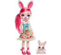 Mattel Lalka Enchantimals Duza + zwierzÄtko KrÃlliczek Bambola FRH52