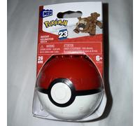 Mattel Mega Construx Pokemon Poke Ball Set Costruzioni 26 Pezzi Bidoof #23 JCT23