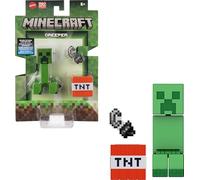 Mattel Minecraft Action Figure & Accessori Confezione da 2 con Creeper in scala da 8,3 cm