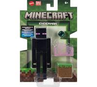 Mattel Minecraft Action Figure & Accessories 2-Pack con Enderman in scala 8,3 cm, set giocattolo da collezione