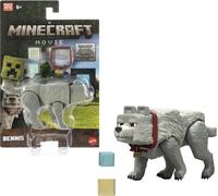Mattel Minecraft Action Figure & Accessories Set, 3.25-inch Dennis The Wolf Posa