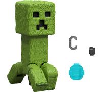 Mattel Minecraft - Personaggio Creeper, action figure da collezione con acccessori inclusi, alto 10 cm e ispirato al film e al videogioco, giocattolo per bambini, 6+ anni, JFR58