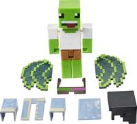 Mattel Minecraft Creator Series Party Shades Figure, giocattolo da collezione, 8,3 cm Action Figure con accessori, regalo per bambini dai 6 anni in su