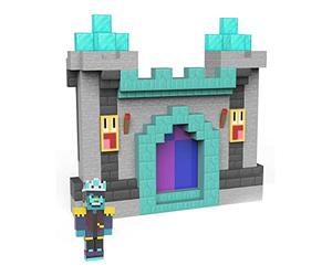 Mattel Minecraft Creator Series Party Supreme's Palace Playset con luci, musica e action figure da 8,3 cm, giocattolo da collezione regalo per bambini dai 6 anni in su