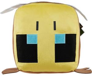 Mattel Minecraft Cuutopia Bee peluche, 25,4 cm, morbido cuscino arrotondato, giocattolo da collezione ispirato ai videogiochi