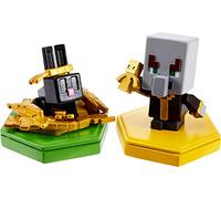 Mattel Minecraft- Earth Boost Confezione con 2 Mini Personaggi con Chip NFC, Giocattolo per Bambini 6+ Anni, GKT44