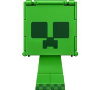 Mattel Minecraft - Flippin Figs Creeper + Creeper Caricato, personaggi 2 in 1 da 10 cm, action figures intercambiabili con design pixelato del videogioco, giocattolo per bambini, 6+ anni, HTL46