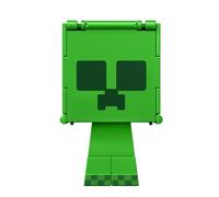 Mattel Minecraft - Flippin Figs Creeper + Creeper Caricato, personaggi 2 in 1 da 10 cm, action figures intercambiabili con design pixelato del videogioco, giocattolo per bambini, 6+ anni, HTL46