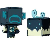Mattel Figure Minecraft Flippin' Figs con Fidget Play 2-in-1 – 9,5 cm, teste grandi, design pixelato