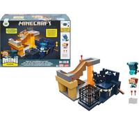 Mattel Minecraft Mini Mode - Ascesa del Guardiano, playset con 2 Mini Personaggi