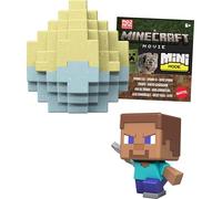 Mattel Minecraft, mini uovo con sorpresa, ispirato al film di Minecraft, per bambini, collezionisti e fan (i personaggi possono variare)