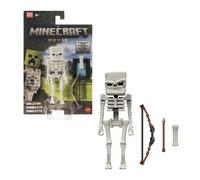 Mattel Minecraft - Personaggio Scheletro, action figure da collezione con acccessori inclusi, alto 10 cm e ispirato al film e al videogioco, giocattolo per bambini, 6+ anni, JFR60