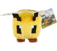 Mattel Minecraft - Peluche a forma di ape, ispirato al personaggio del film Minecraft, 20,3 cm, da collezione