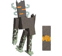 Mattel Minecraft - Personaggio Creaking, Action Figure dal Design pixelato Ispirata al Videogioco con luci interattive, Suoni e Accessorio a Forma di Cuore crepitante, 6+ Anni, JKR45