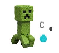 Mattel Minecraft - Personaggio Creeper, action figure da collezione con acccessori inclusi, alto 10 cm e ispirato al film e al videogioco, giocattolo per bambini, 6+ anni, JFR58