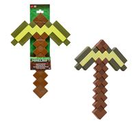 Mattel Minecraft - Piccone Dorato per il gioco di ruolo, strumento giocattolo da