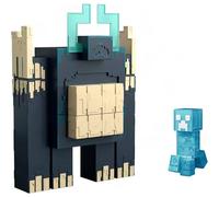 Mattel Minecraft Dungeons II Twisted Warden Figure, Varying Lights & Sounds, Sla