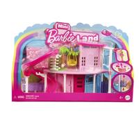 MATTEL Mini BARBIE land casetta per bambole con bambola, animaletto, ascensore e piscina