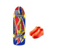 Mattel- Mini Skateboard Hot Wheels. Scarpe Incluse. Modelli Assortiti, Multicolore, HNG20