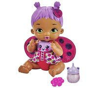 Mattel My Garden Baby - Bambola Junior Coccinella con accessori, tra cui un pannolino riutilizzabile, biberon, giocattolo per bambini 3+ Anni, HMX28