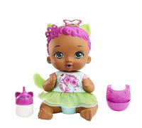 Mattel My Garden Baby - Bambola Junior Gattina, alta più di 30 cm con accessori, tra cui pannolino riutilizzabile, bavaglino e biberon, giocattolo per bambini, 3+ anni, HHL23