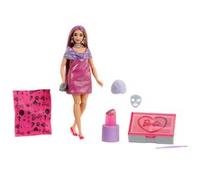 Mattel Party Unboxed Glam Serie rosae Puppe JFY67