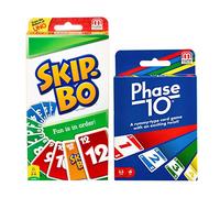 Mattel Phase 10 Card Game with Skip-Bo Card Game